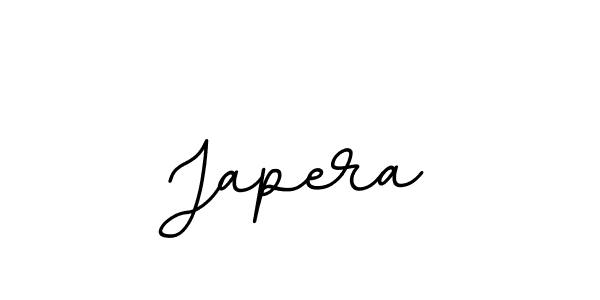 Use a signature maker to create a handwritten signature online. With this signature software, you can design (BallpointsItalic-DORy9) your own signature for name Japera. Japera signature style 11 images and pictures png