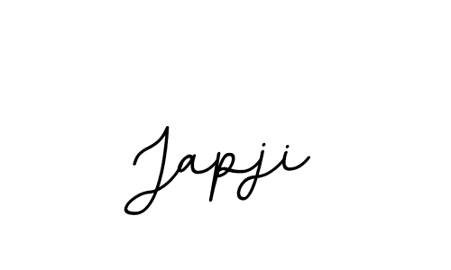 Create a beautiful signature design for name Japji. With this signature (BallpointsItalic-DORy9) fonts, you can make a handwritten signature for free. Japji signature style 11 images and pictures png