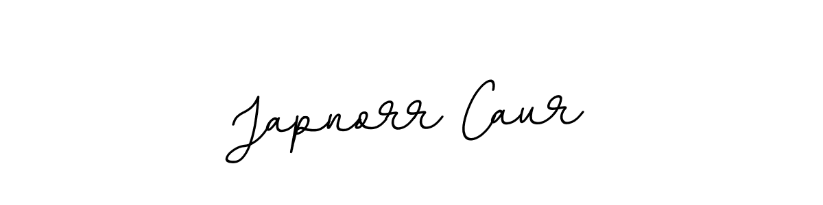 Make a beautiful signature design for name Japnorr Caur. With this signature (BallpointsItalic-DORy9) style, you can create a handwritten signature for free. Japnorr Caur signature style 11 images and pictures png