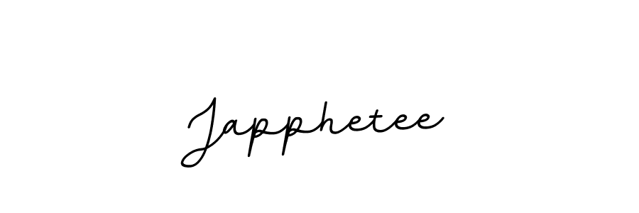 Make a beautiful signature design for name Japphetee. With this signature (BallpointsItalic-DORy9) style, you can create a handwritten signature for free. Japphetee signature style 11 images and pictures png