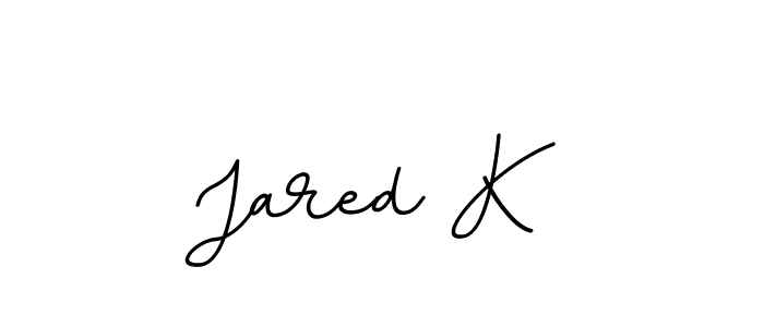 if you are searching for the best signature style for your name Jared K. so please give up your signature search. here we have designed multiple signature styles  using BallpointsItalic-DORy9. Jared K signature style 11 images and pictures png