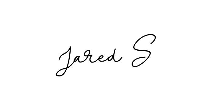 Use a signature maker to create a handwritten signature online. With this signature software, you can design (BallpointsItalic-DORy9) your own signature for name Jared S. Jared S signature style 11 images and pictures png