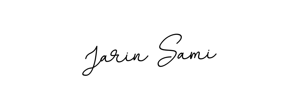 BallpointsItalic-DORy9 is a professional signature style that is perfect for those who want to add a touch of class to their signature. It is also a great choice for those who want to make their signature more unique. Get Jarin Sami name to fancy signature for free. Jarin Sami signature style 11 images and pictures png