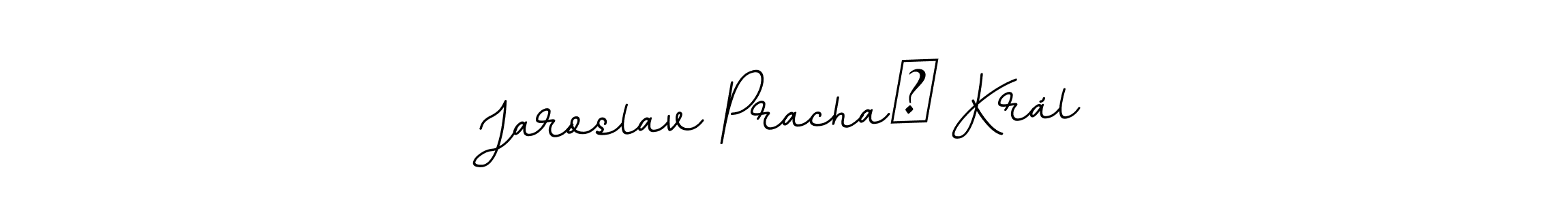 Design your own signature with our free online signature maker. With this signature software, you can create a handwritten (BallpointsItalic-DORy9) signature for name Jaroslav Prachař Král. Jaroslav Prachař Král signature style 11 images and pictures png