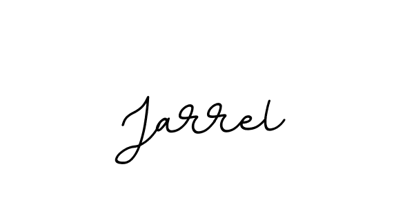 if you are searching for the best signature style for your name Jarrel. so please give up your signature search. here we have designed multiple signature styles  using BallpointsItalic-DORy9. Jarrel signature style 11 images and pictures png