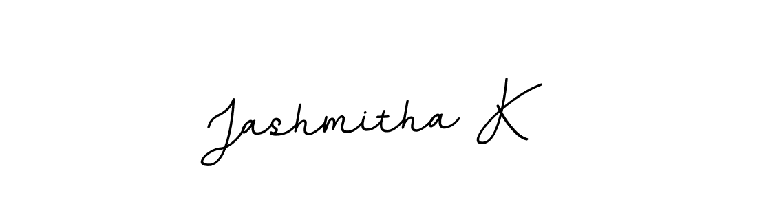 You should practise on your own different ways (BallpointsItalic-DORy9) to write your name (Jashmitha K) in signature. don't let someone else do it for you. Jashmitha K signature style 11 images and pictures png