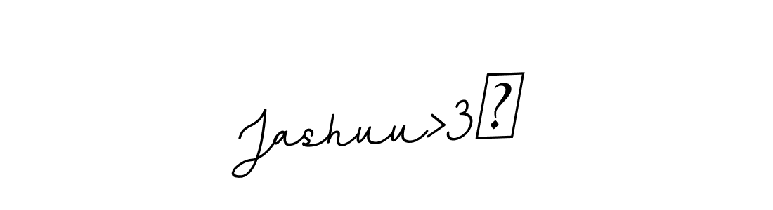 How to make Jashuu>3✨ name signature. Use BallpointsItalic-DORy9 style for creating short signs online. This is the latest handwritten sign. Jashuu>3✨ signature style 11 images and pictures png