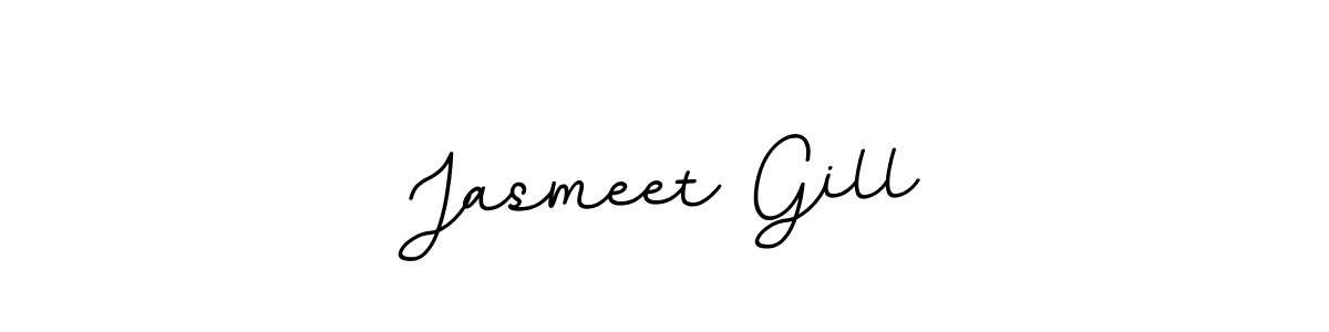 The best way (BallpointsItalic-DORy9) to make a short signature is to pick only two or three words in your name. The name Jasmeet Gill include a total of six letters. For converting this name. Jasmeet Gill signature style 11 images and pictures png