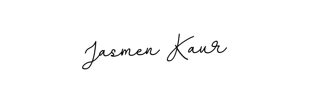 The best way (BallpointsItalic-DORy9) to make a short signature is to pick only two or three words in your name. The name Jasmen Kaur include a total of six letters. For converting this name. Jasmen Kaur signature style 11 images and pictures png