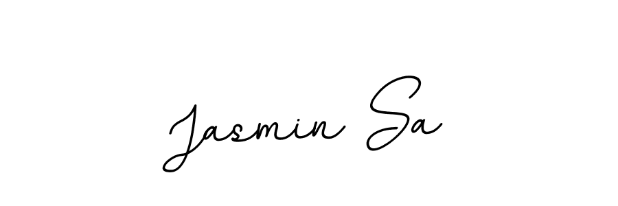 Use a signature maker to create a handwritten signature online. With this signature software, you can design (BallpointsItalic-DORy9) your own signature for name Jasmin Sa. Jasmin Sa signature style 11 images and pictures png