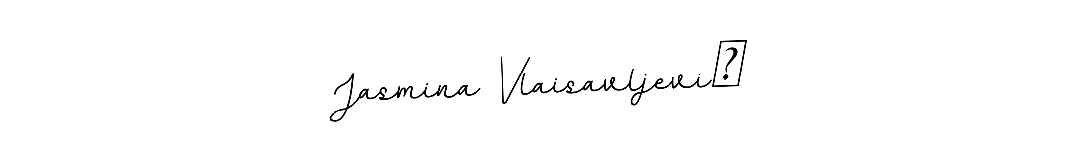 Make a beautiful signature design for name Jasmina Vlaisavljević. Use this online signature maker to create a handwritten signature for free. Jasmina Vlaisavljević signature style 11 images and pictures png