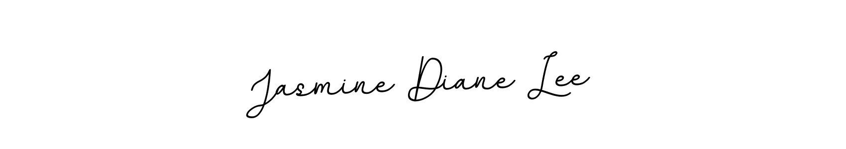 This is the best signature style for the Jasmine Diane Lee name. Also you like these signature font (BallpointsItalic-DORy9). Mix name signature. Jasmine Diane Lee signature style 11 images and pictures png