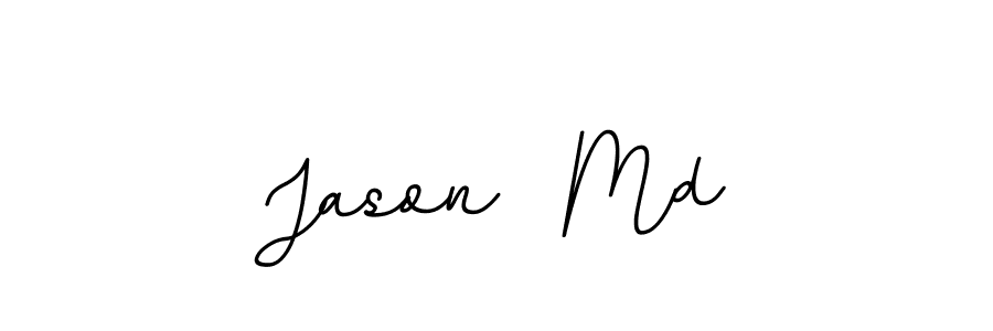 Use a signature maker to create a handwritten signature online. With this signature software, you can design (BallpointsItalic-DORy9) your own signature for name Jason  Md. Jason  Md signature style 11 images and pictures png