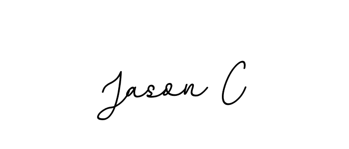 The best way (BallpointsItalic-DORy9) to make a short signature is to pick only two or three words in your name. The name Jason C include a total of six letters. For converting this name. Jason C signature style 11 images and pictures png