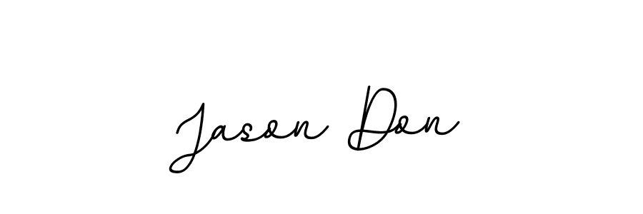 Jason Don stylish signature style. Best Handwritten Sign (BallpointsItalic-DORy9) for my name. Handwritten Signature Collection Ideas for my name Jason Don. Jason Don signature style 11 images and pictures png