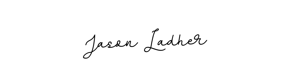 if you are searching for the best signature style for your name Jason Ladher. so please give up your signature search. here we have designed multiple signature styles  using BallpointsItalic-DORy9. Jason Ladher signature style 11 images and pictures png