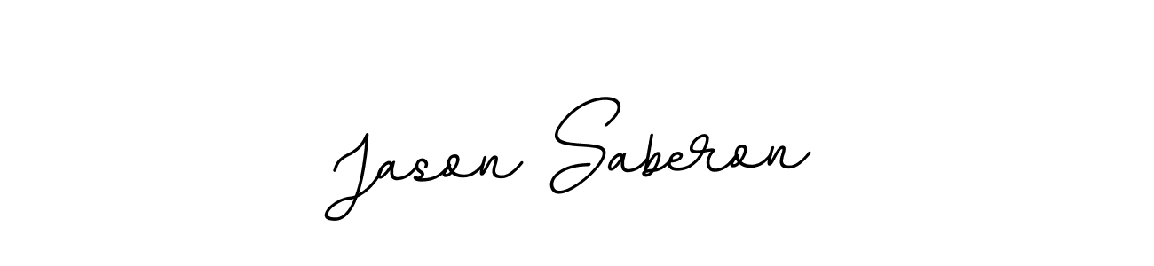 Create a beautiful signature design for name Jason Saberon. With this signature (BallpointsItalic-DORy9) fonts, you can make a handwritten signature for free. Jason Saberon signature style 11 images and pictures png