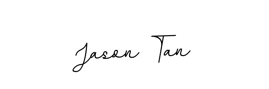 Design your own signature with our free online signature maker. With this signature software, you can create a handwritten (BallpointsItalic-DORy9) signature for name Jason Tan. Jason Tan signature style 11 images and pictures png