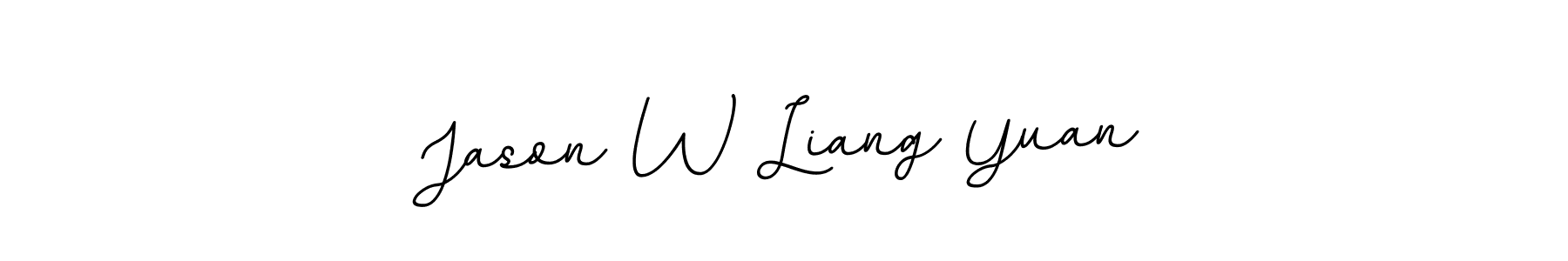 How to Draw Jason W Liang Yuan signature style? BallpointsItalic-DORy9 is a latest design signature styles for name Jason W Liang Yuan. Jason W Liang Yuan signature style 11 images and pictures png