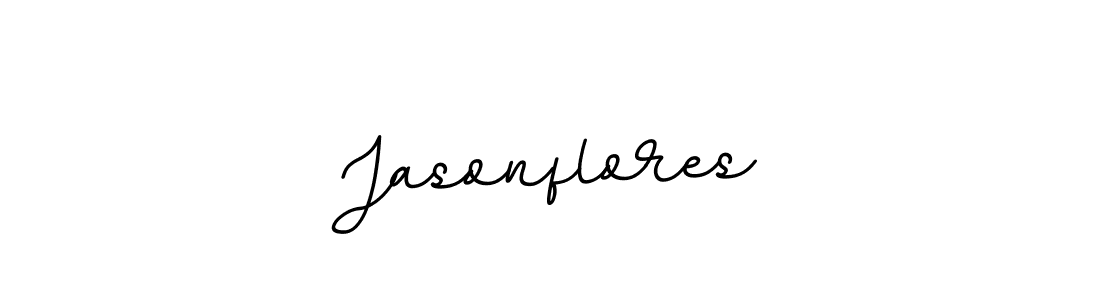 Create a beautiful signature design for name Jasonflores. With this signature (BallpointsItalic-DORy9) fonts, you can make a handwritten signature for free. Jasonflores signature style 11 images and pictures png