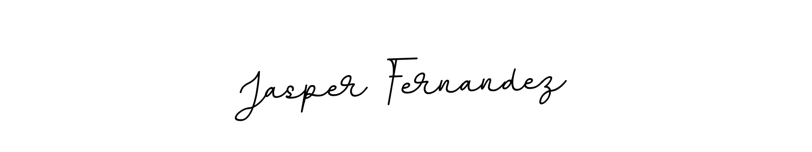 How to make Jasper Fernandez name signature. Use BallpointsItalic-DORy9 style for creating short signs online. This is the latest handwritten sign. Jasper Fernandez signature style 11 images and pictures png