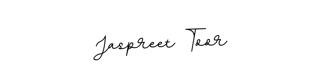 Make a beautiful signature design for name Jaspreet Toor. With this signature (BallpointsItalic-DORy9) style, you can create a handwritten signature for free. Jaspreet Toor signature style 11 images and pictures png