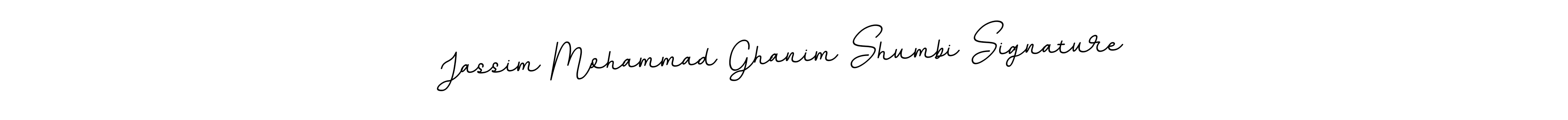 How to make Jassim Mohammad Ghanim Shumbi Signature signature? BallpointsItalic-DORy9 is a professional autograph style. Create handwritten signature for Jassim Mohammad Ghanim Shumbi Signature name. Jassim Mohammad Ghanim Shumbi Signature signature style 11 images and pictures png