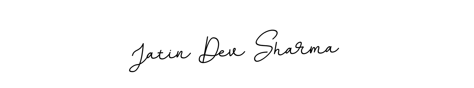 Design your own signature with our free online signature maker. With this signature software, you can create a handwritten (BallpointsItalic-DORy9) signature for name Jatin Dev Sharma. Jatin Dev Sharma signature style 11 images and pictures png