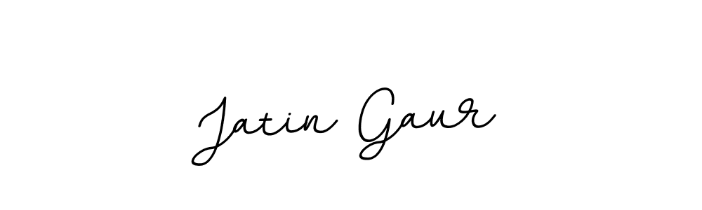 Use a signature maker to create a handwritten signature online. With this signature software, you can design (BallpointsItalic-DORy9) your own signature for name Jatin Gaur. Jatin Gaur signature style 11 images and pictures png