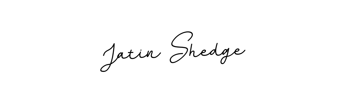 How to make Jatin Shedge name signature. Use BallpointsItalic-DORy9 style for creating short signs online. This is the latest handwritten sign. Jatin Shedge signature style 11 images and pictures png