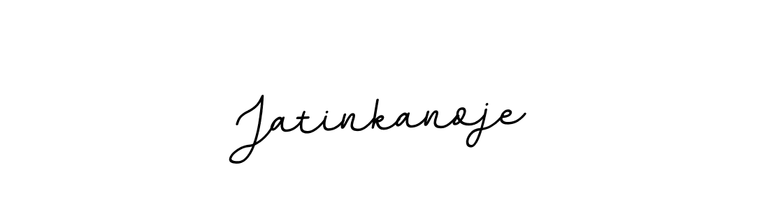 How to make Jatinkanoje name signature. Use BallpointsItalic-DORy9 style for creating short signs online. This is the latest handwritten sign. Jatinkanoje signature style 11 images and pictures png