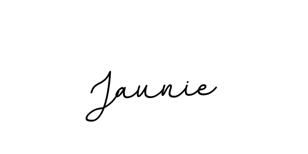 How to make Jaunie signature? BallpointsItalic-DORy9 is a professional autograph style. Create handwritten signature for Jaunie name. Jaunie signature style 11 images and pictures png