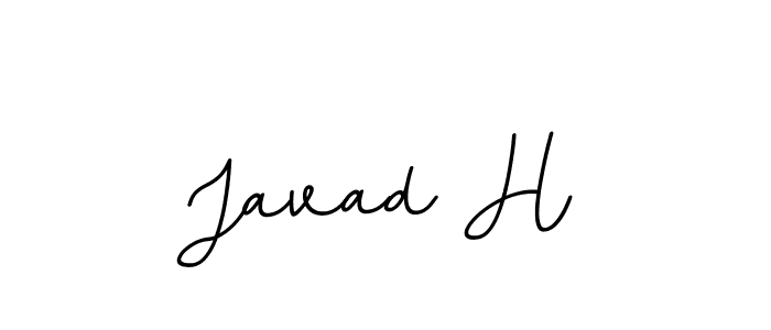 Use a signature maker to create a handwritten signature online. With this signature software, you can design (BallpointsItalic-DORy9) your own signature for name Javad H. Javad H signature style 11 images and pictures png