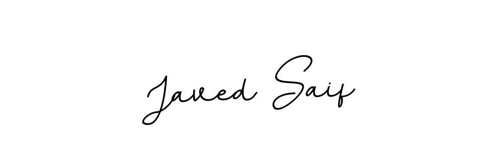 Create a beautiful signature design for name Javed Saif. With this signature (BallpointsItalic-DORy9) fonts, you can make a handwritten signature for free. Javed Saif signature style 11 images and pictures png