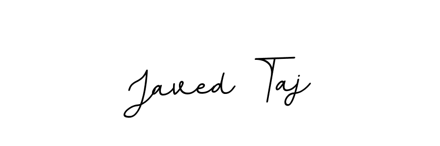 How to make Javed Taj name signature. Use BallpointsItalic-DORy9 style for creating short signs online. This is the latest handwritten sign. Javed Taj signature style 11 images and pictures png