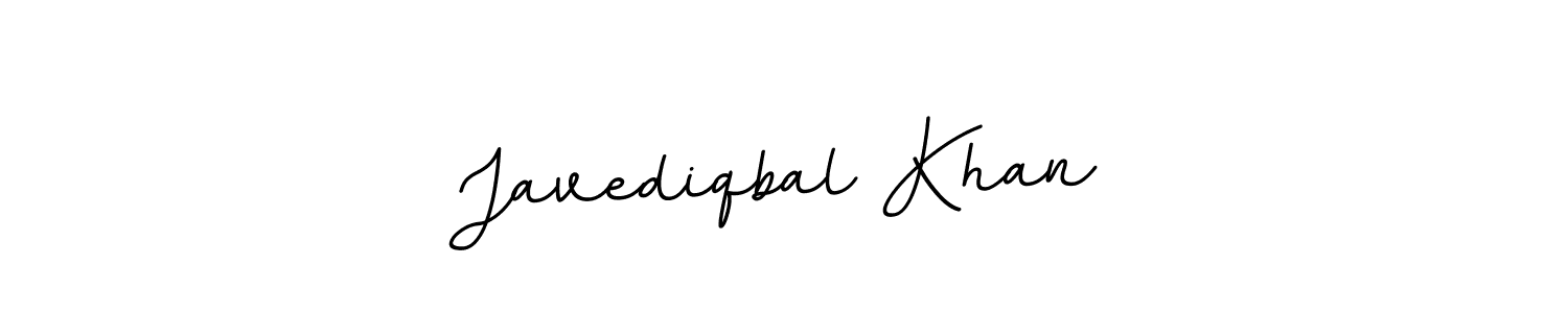 Create a beautiful signature design for name Javediqbal Khan. With this signature (BallpointsItalic-DORy9) fonts, you can make a handwritten signature for free. Javediqbal Khan signature style 11 images and pictures png