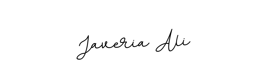 Create a beautiful signature design for name Javeria Ali. With this signature (BallpointsItalic-DORy9) fonts, you can make a handwritten signature for free. Javeria Ali signature style 11 images and pictures png