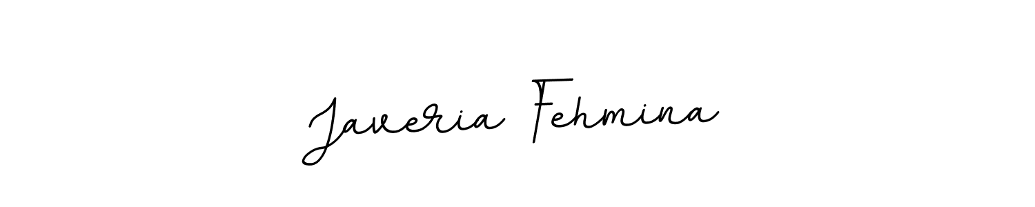 The best way (BallpointsItalic-DORy9) to make a short signature is to pick only two or three words in your name. The name Javeria Fehmina include a total of six letters. For converting this name. Javeria Fehmina signature style 11 images and pictures png