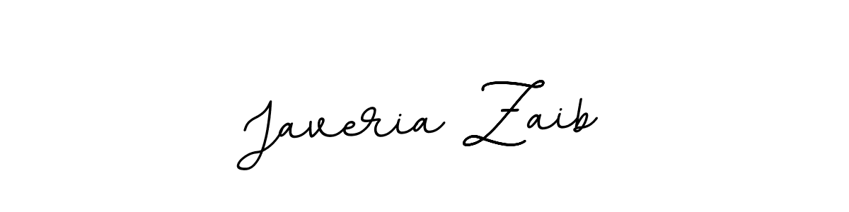 Design your own signature with our free online signature maker. With this signature software, you can create a handwritten (BallpointsItalic-DORy9) signature for name Javeria Zaib. Javeria Zaib signature style 11 images and pictures png