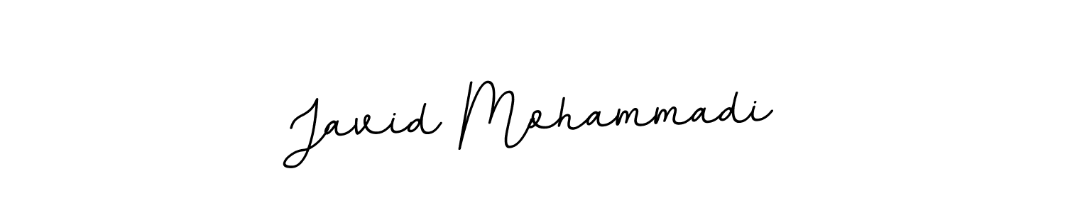 Use a signature maker to create a handwritten signature online. With this signature software, you can design (BallpointsItalic-DORy9) your own signature for name Javid Mohammadi. Javid Mohammadi signature style 11 images and pictures png