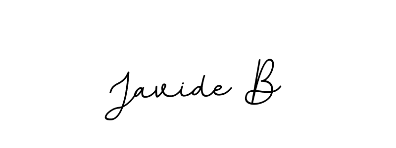 Also You can easily find your signature by using the search form. We will create Javide B name handwritten signature images for you free of cost using BallpointsItalic-DORy9 sign style. Javide B signature style 11 images and pictures png