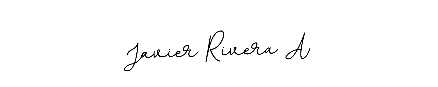 The best way (BallpointsItalic-DORy9) to make a short signature is to pick only two or three words in your name. The name Javier Rivera A include a total of six letters. For converting this name. Javier Rivera A signature style 11 images and pictures png
