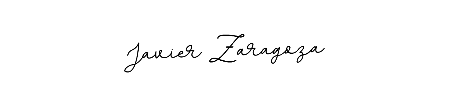 Create a beautiful signature design for name Javier Zaragoza. With this signature (BallpointsItalic-DORy9) fonts, you can make a handwritten signature for free. Javier Zaragoza signature style 11 images and pictures png