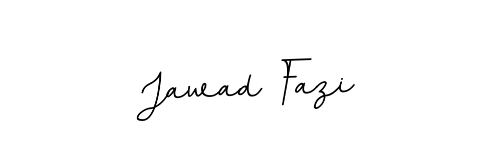 Use a signature maker to create a handwritten signature online. With this signature software, you can design (BallpointsItalic-DORy9) your own signature for name Jawad Fazi. Jawad Fazi signature style 11 images and pictures png
