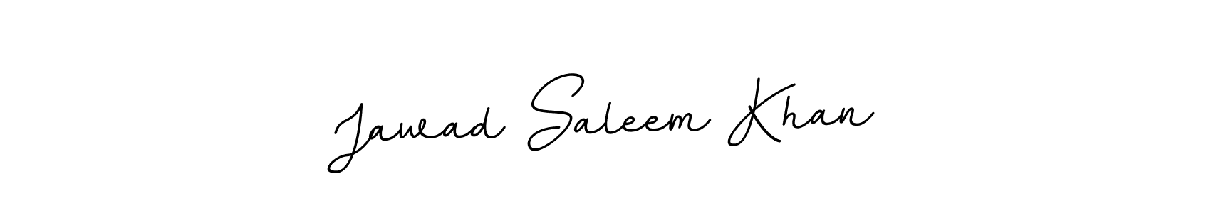This is the best signature style for the Jawad Saleem Khan name. Also you like these signature font (BallpointsItalic-DORy9). Mix name signature. Jawad Saleem Khan signature style 11 images and pictures png