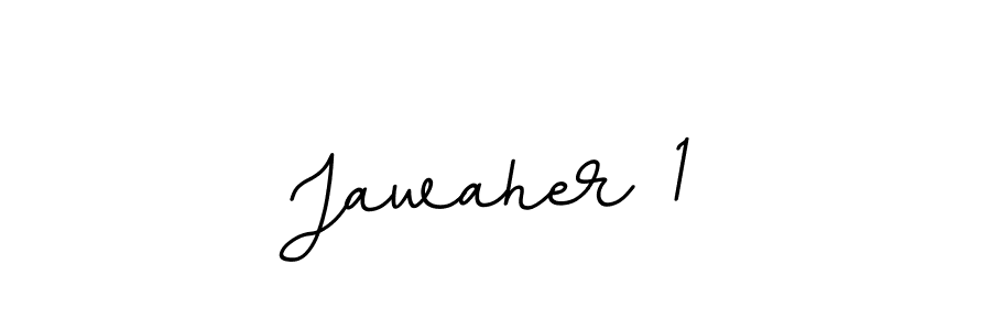 Design your own signature with our free online signature maker. With this signature software, you can create a handwritten (BallpointsItalic-DORy9) signature for name Jawaher 1. Jawaher 1 signature style 11 images and pictures png