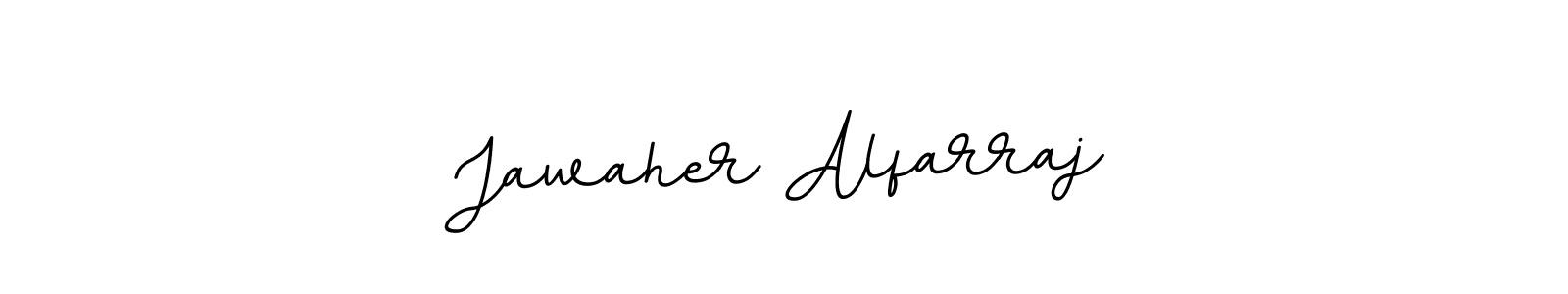 Use a signature maker to create a handwritten signature online. With this signature software, you can design (BallpointsItalic-DORy9) your own signature for name Jawaher Alfarraj. Jawaher Alfarraj signature style 11 images and pictures png