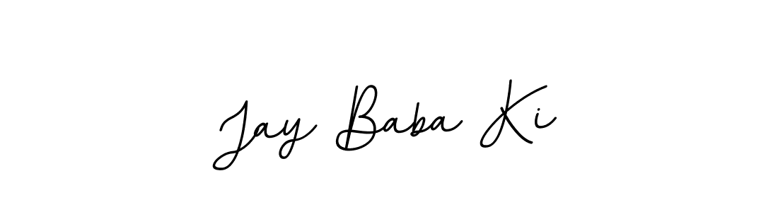 It looks lik you need a new signature style for name Jay Baba Ki. Design unique handwritten (BallpointsItalic-DORy9) signature with our free signature maker in just a few clicks. Jay Baba Ki signature style 11 images and pictures png