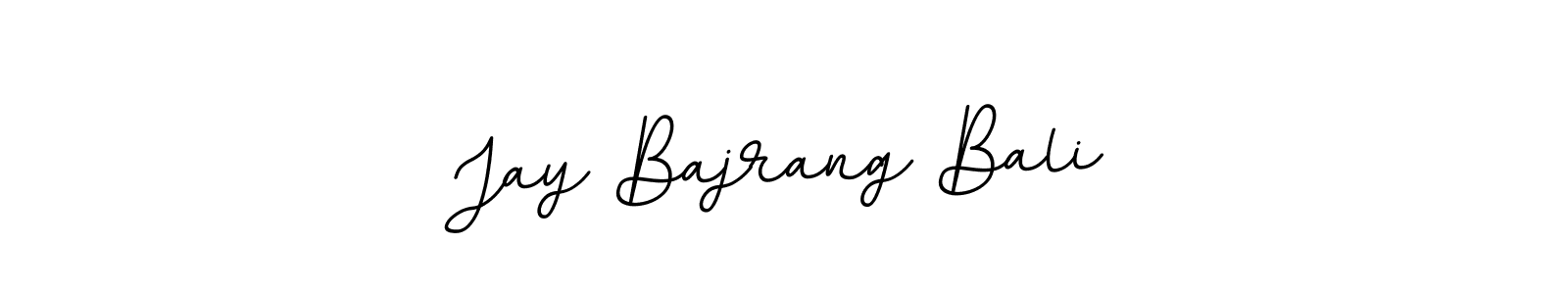 Use a signature maker to create a handwritten signature online. With this signature software, you can design (BallpointsItalic-DORy9) your own signature for name Jay Bajrang Bali. Jay Bajrang Bali signature style 11 images and pictures png