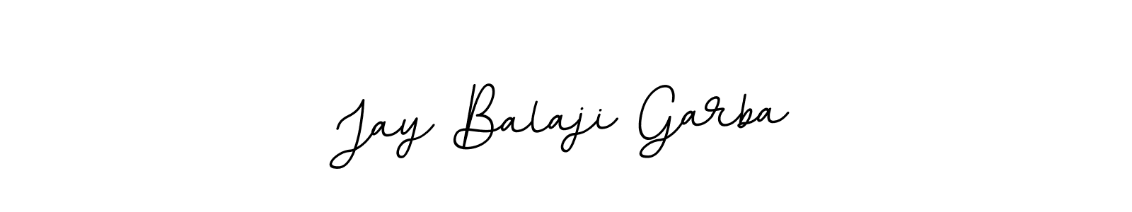 It looks lik you need a new signature style for name Jay Balaji Garba. Design unique handwritten (BallpointsItalic-DORy9) signature with our free signature maker in just a few clicks. Jay Balaji Garba signature style 11 images and pictures png